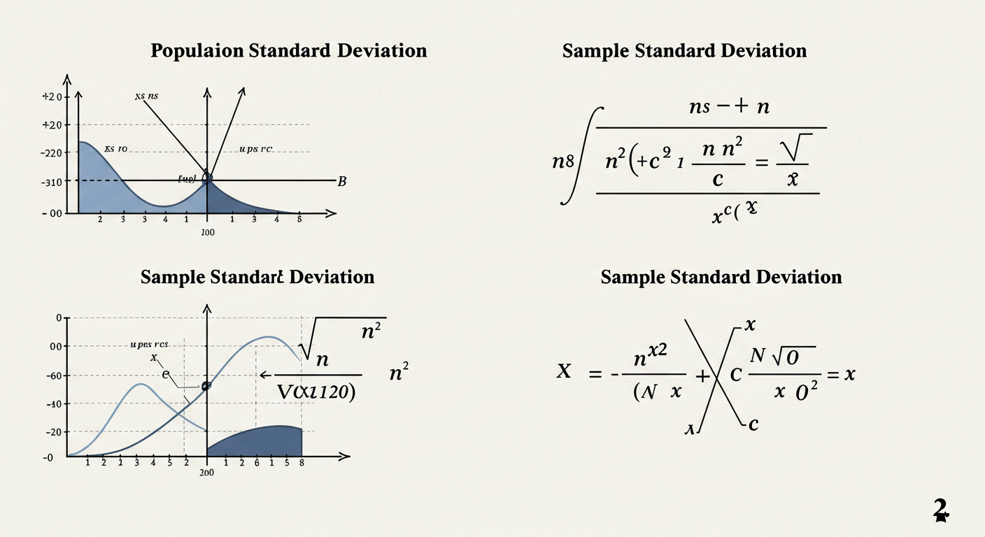 표준편차 공식 이해로 데이터 해석 능력 업그레이드