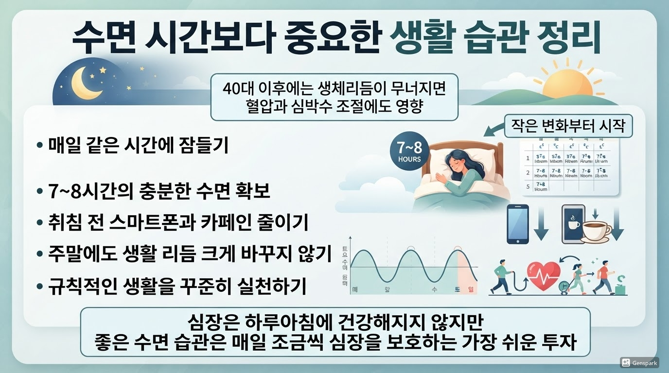 수면 시간보다 중요한 생활 습관 정리