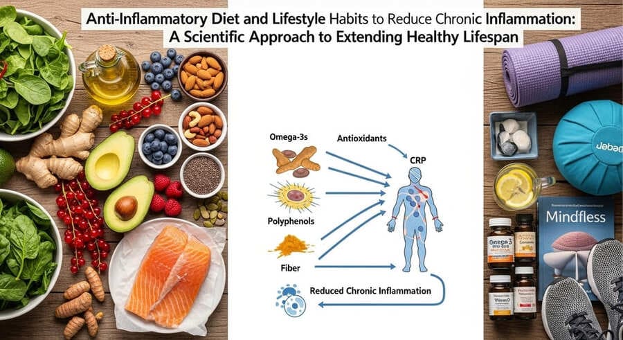 만성 염증 줄이는 항염증 식단과 생활 습관: 건강 수명을 늘리는 과학적 접근