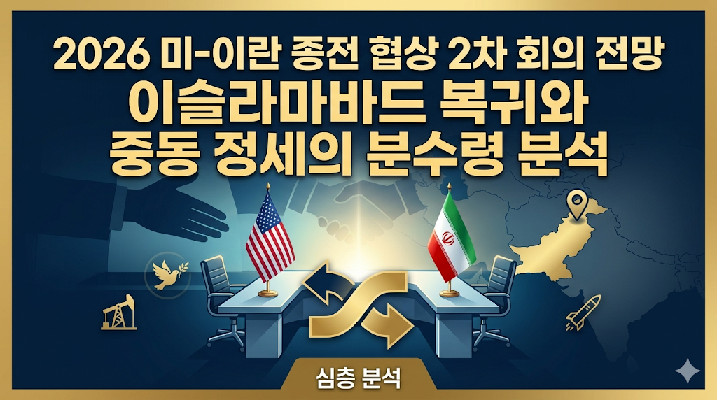 미-이란 협상단 복귀: 종전 협상 2차 회의 전망, 이슬라마바드 복귀와 중동 정세의 분수령 분석