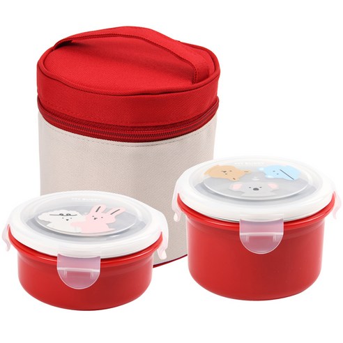 직장인을 위한 데일리라이크 마이 버디 스테인리스 2단 도시락통 - 위생적이고 내구성이 뛰어난 점심도시락 용기