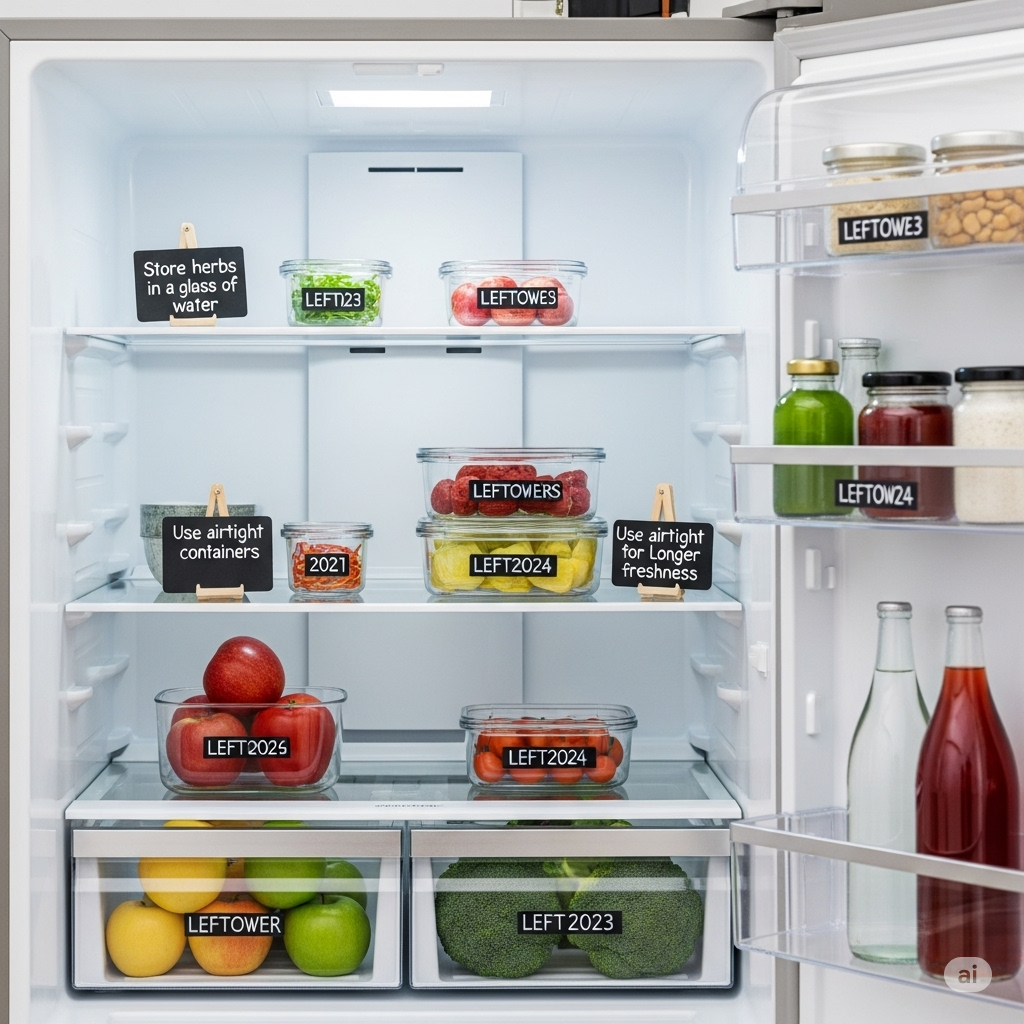 냉장고 정리 노하우와 신선도 유지 팁