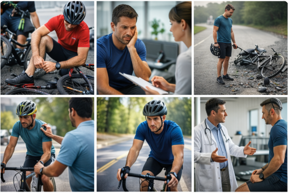 자전거 사고 극복