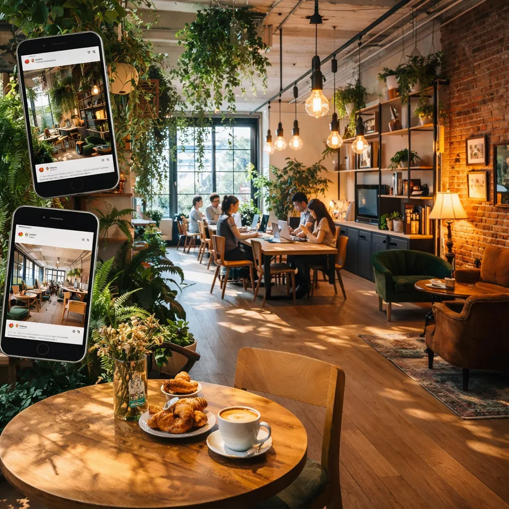 카페 인테리어 트렌드 (플랜테리어, 미니멀, SNS 최적화)