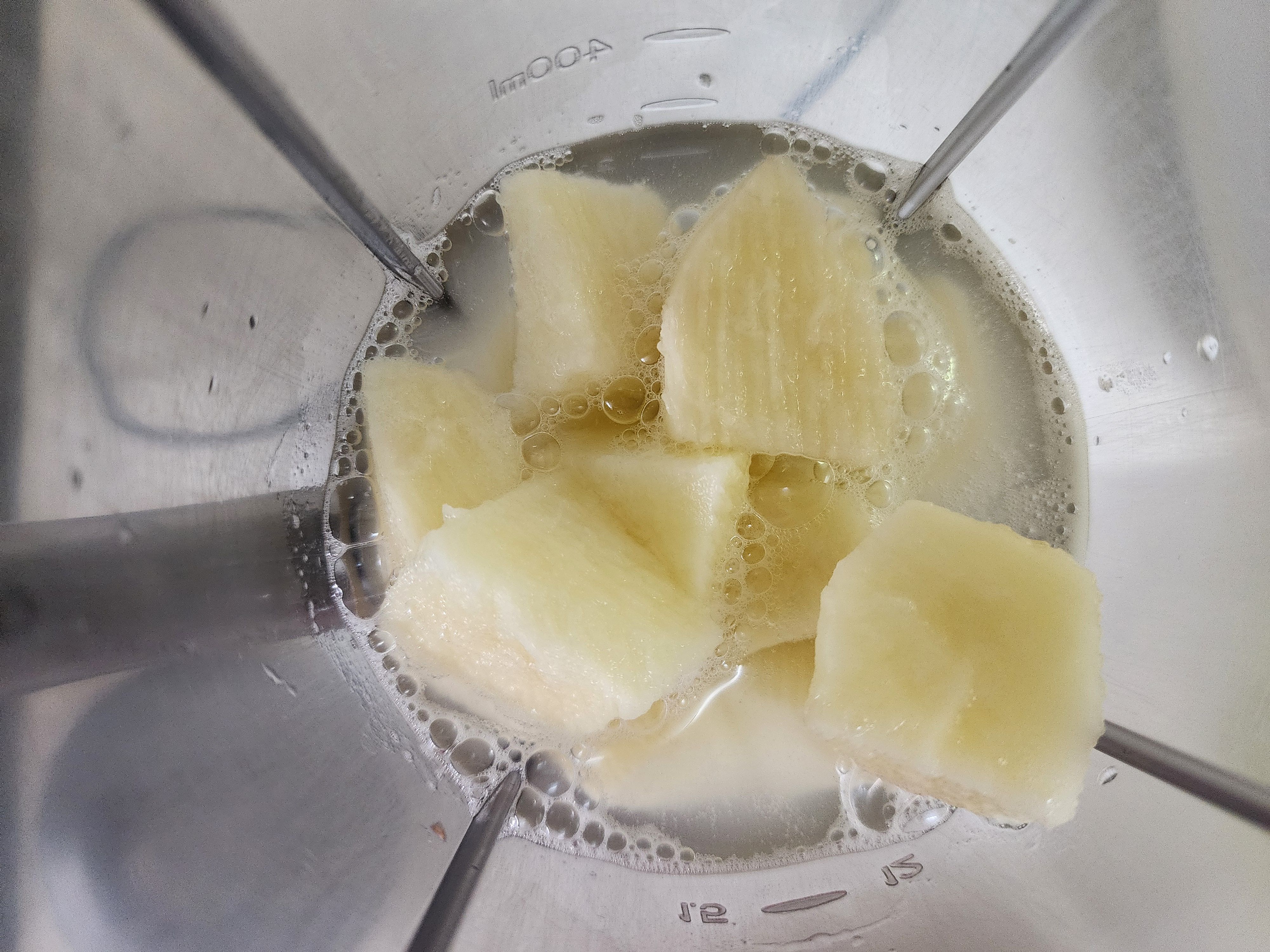 감자전 레시피, 믹서기 감자전