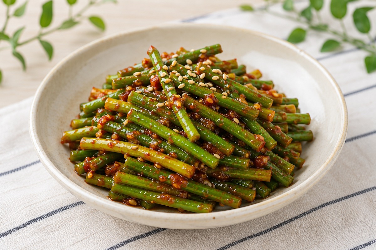 마늘쫑무침