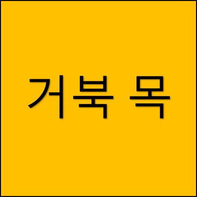 거북 목 썸네일
