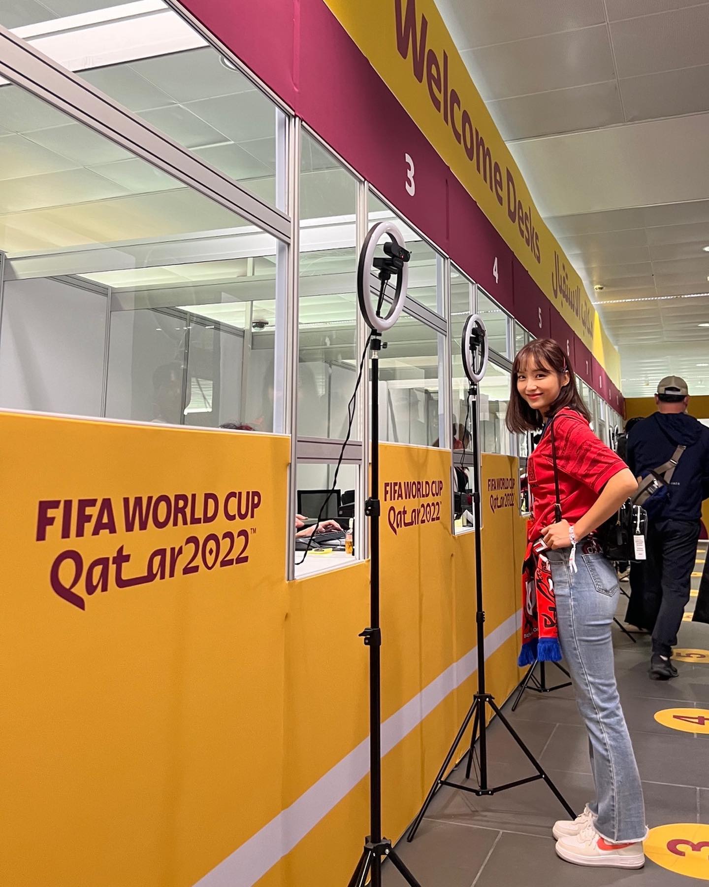 2022 카타르월드컵 경기장을 찾은 윤태진