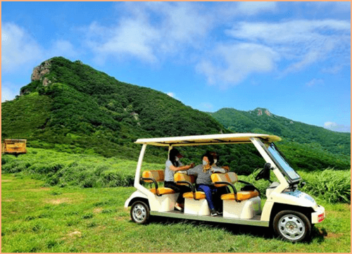 나눔 카트 투어<출처: 황매산 군립공원 홈페이지>