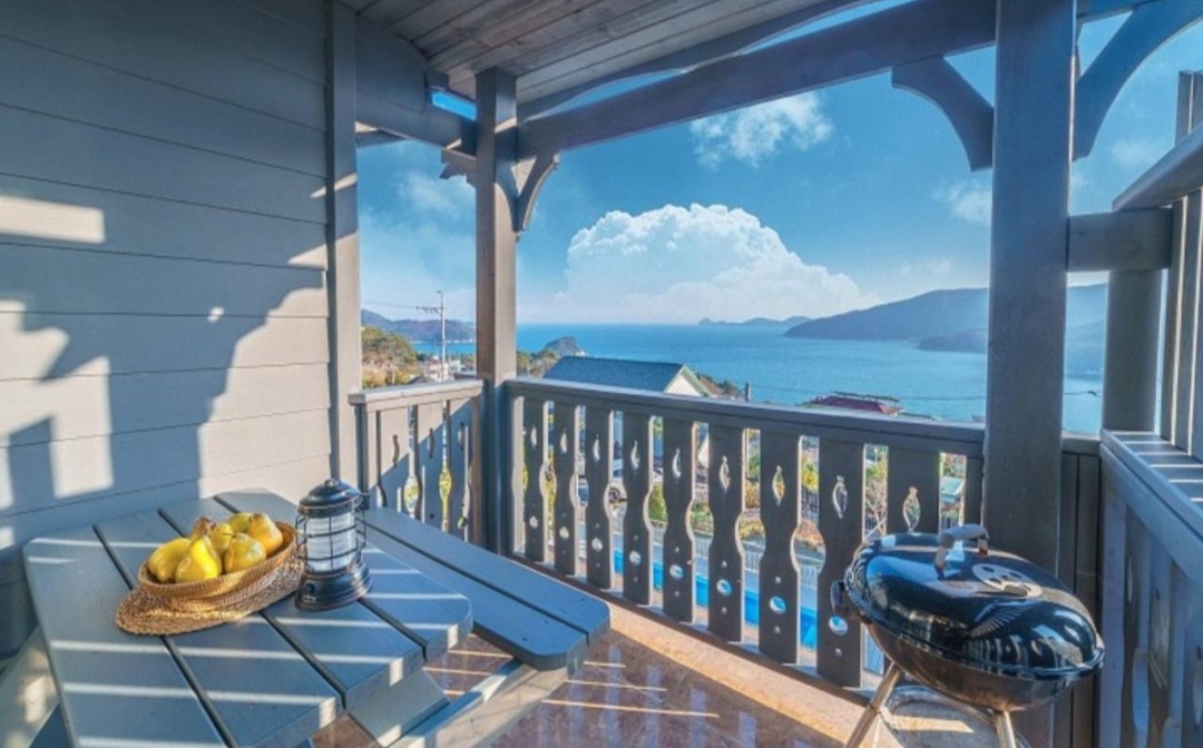 거제 도그애견 펜션 개별 바베큐