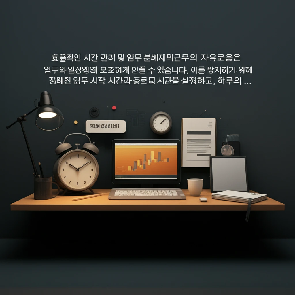 번아웃 없는 재택근무: 일과 삶의 균..