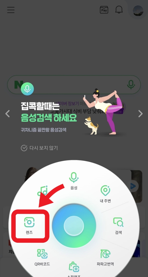 네이버-그린닷-렌즈