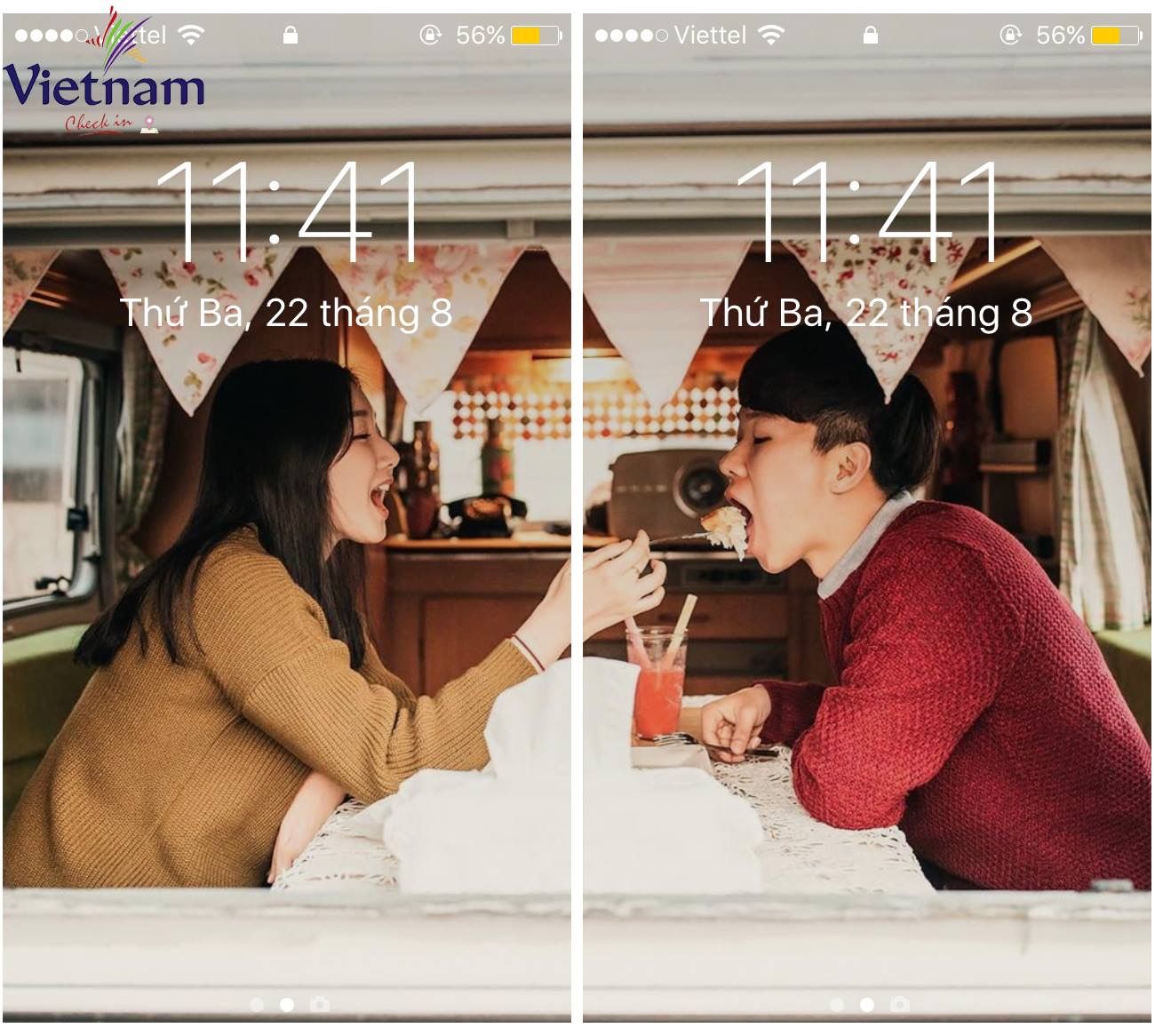 시밀러룩, 커플룩 패션코디 사진들 모음