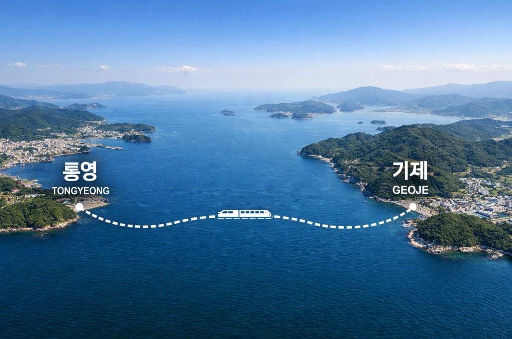 &lsquo;경남~수도권 2시간대&rsquo; 시대 개막할 남부내륙철도 착공, 해저터널 구간 정리