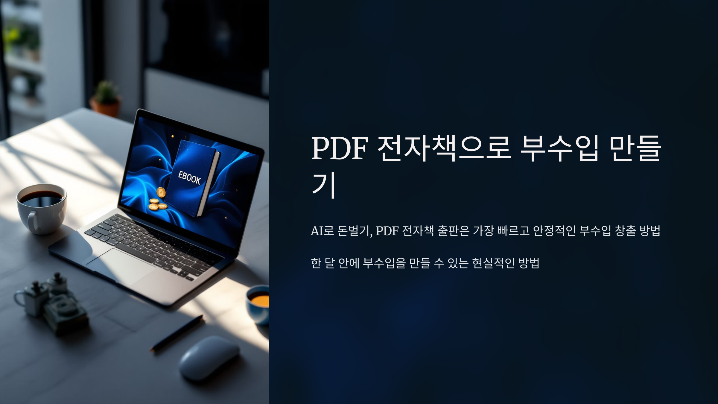 PDF 전자책으로 부수입 만들기