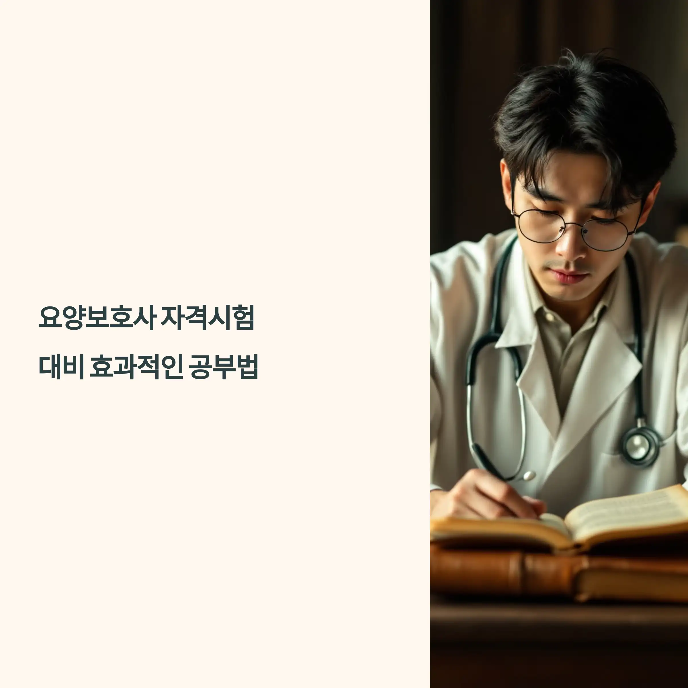 요양보호사 자격시험 대비 효과적인 공부법