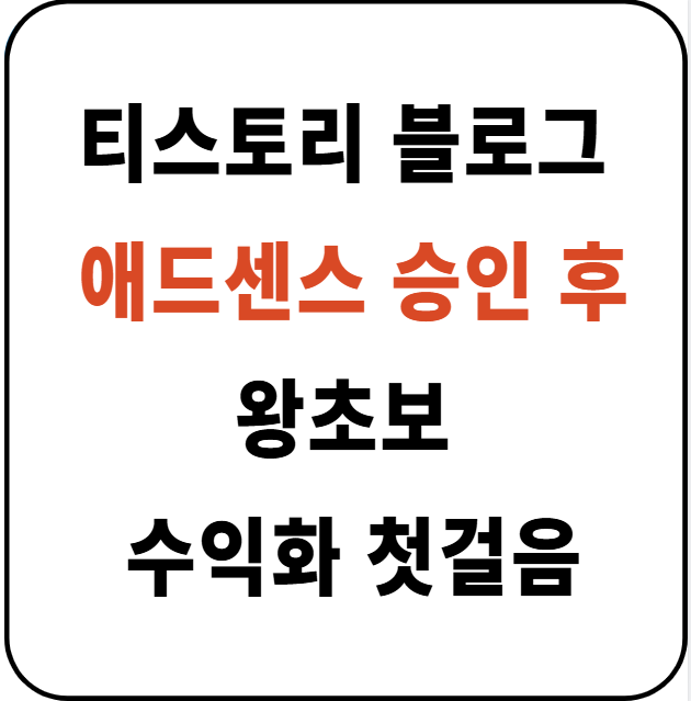 티스토리 블로그 애드센스 승인 완료! 왕초보의 수익화 첫걸음