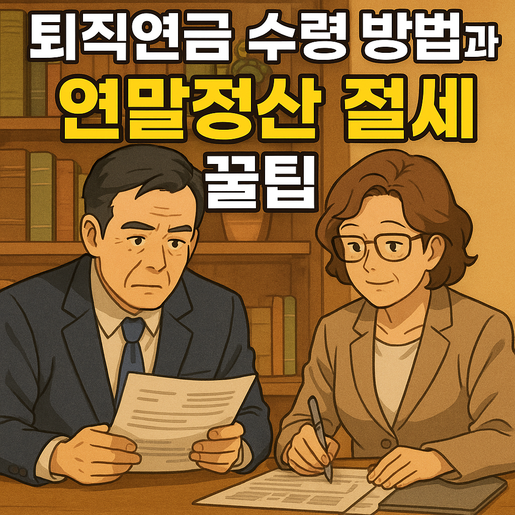 퇴직연금 수령 방법 및 연말정산 절세 꿀팁