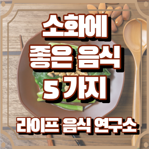 소화에 좋은 음식 5가지