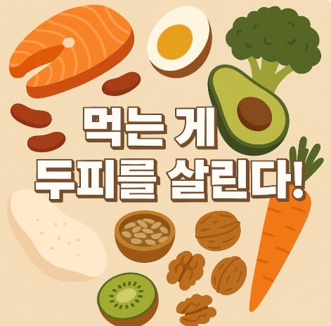 먹는 게 두피를 살린다