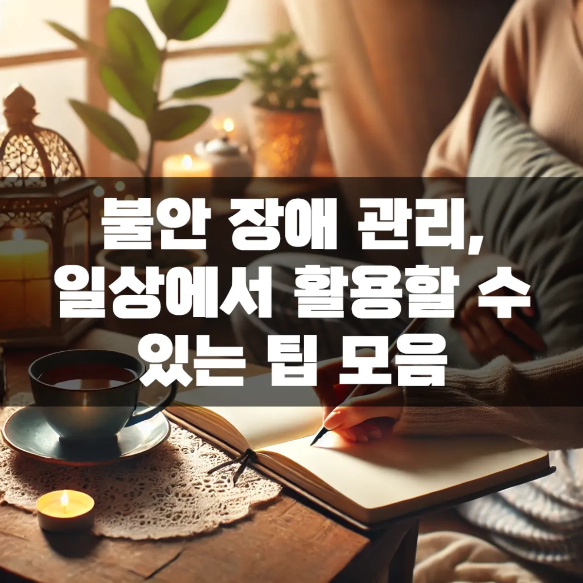 불안 장애 관리, 일상에서 활용할 수 있는 팁 모음