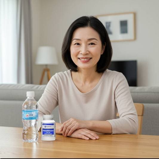 시메티콘 효능 복부 팽만감 완화