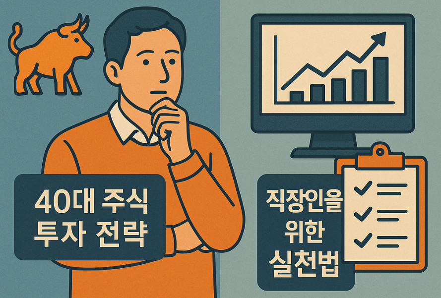 40대 주식 투자 전략과 직장인을 위한 실천법 관련 이미지
