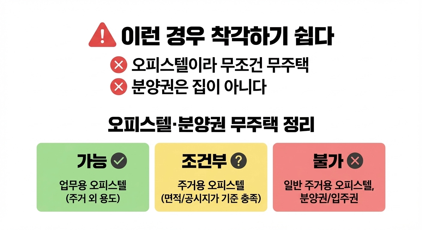 무주택인 줄 알았는데 탈락했습니다 (실제 사례로 보는 착각 포인트)