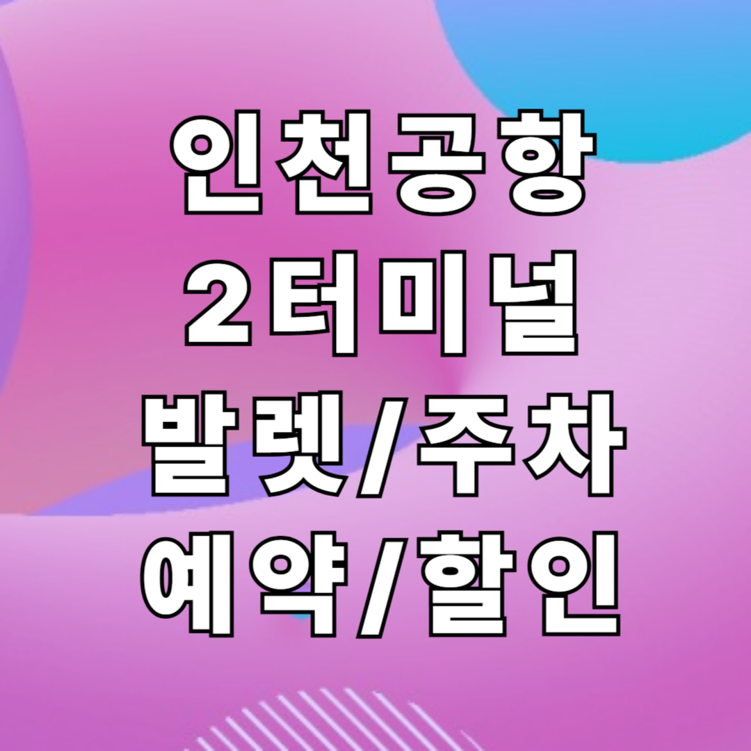 인천공항 발렛