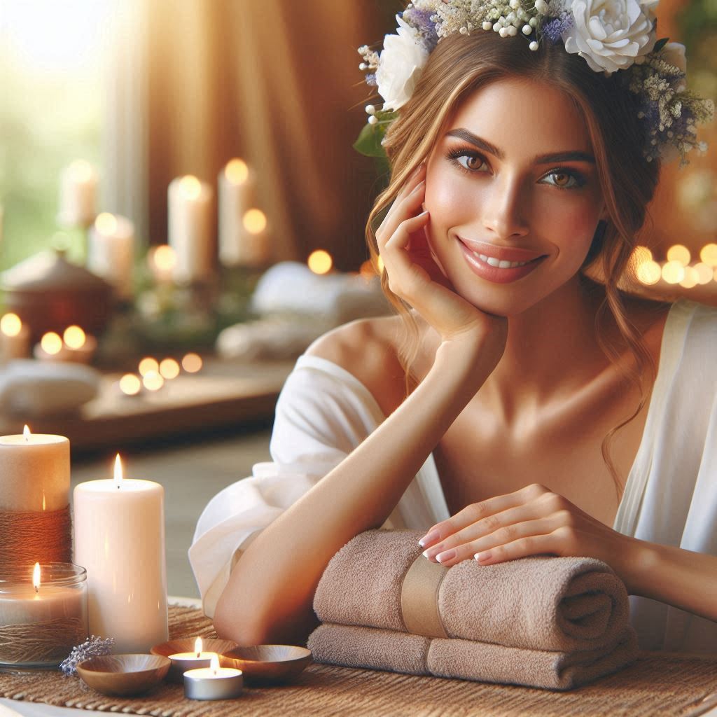 피부,체형관리 샵 배경