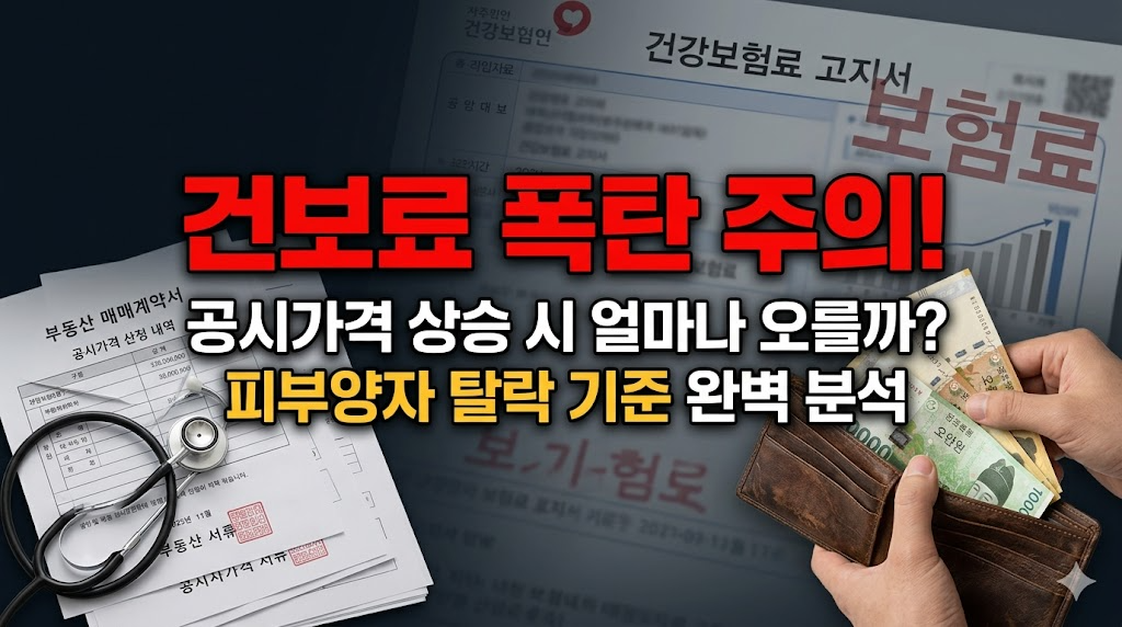 공시가격 오르면 건강보험료 얼마나 오를까｜지역가입자 기준 계산 방법 정리