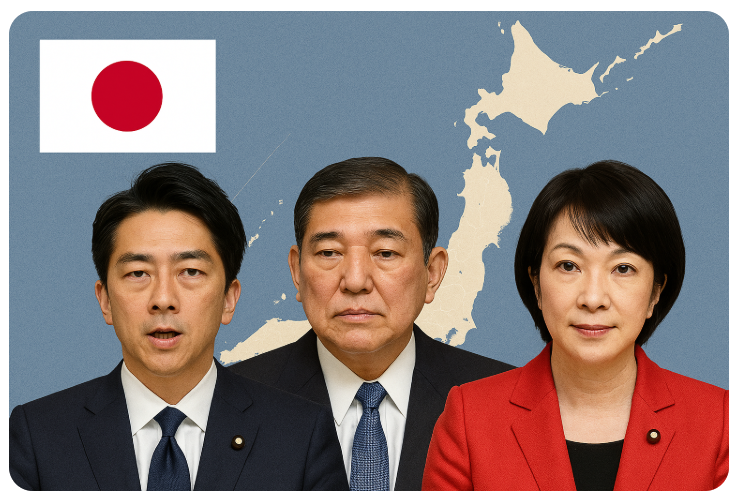 일본 총리 사퇴, 교체