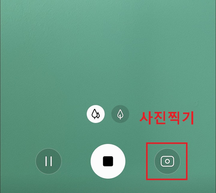 화면 하단 오른쪽에 카메라 버튼 클릭함