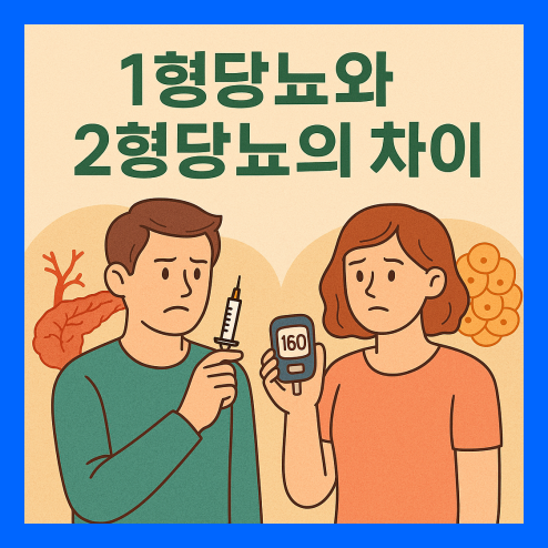 1형당뇨와 2형당뇨의 차이 총정리