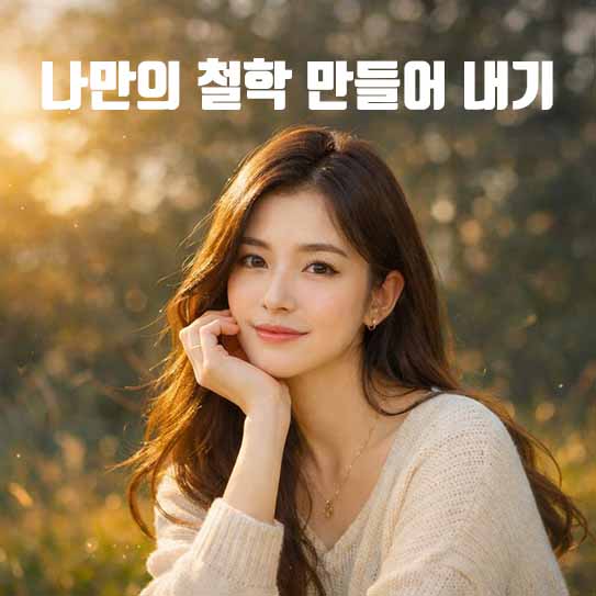 나만의 철학, 개인 철학, 삶의 가치, 자기 성찰, 인생 목표, 철학 만들기, 삶의 의미, 인생의 지혜, 결정 기준, 흔들리지 않는 삶