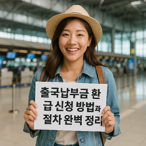 출국납부금 환급 신청 방법과 절차 완벽 정리