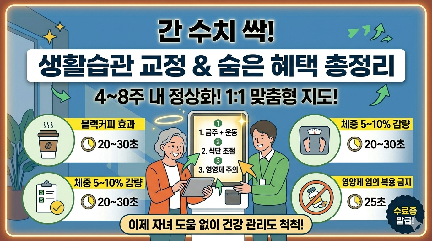 간 수치 낮추기
