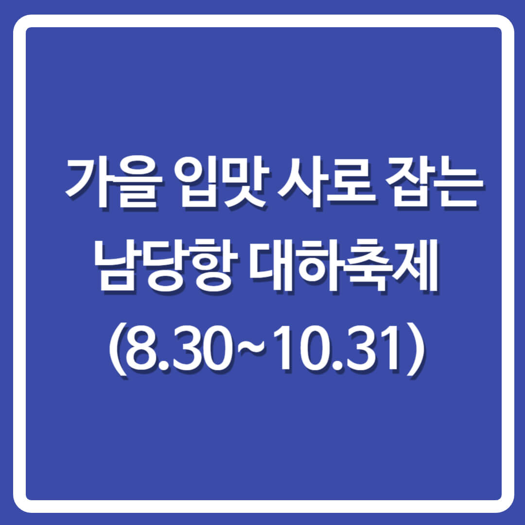 제29회홍성남당항대하축제