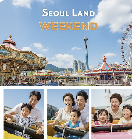 스릴 만점! 서울랜드에서 아이와 함께 즐기는 주말 나들이 관련 사진