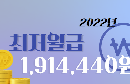 2022 최저월급