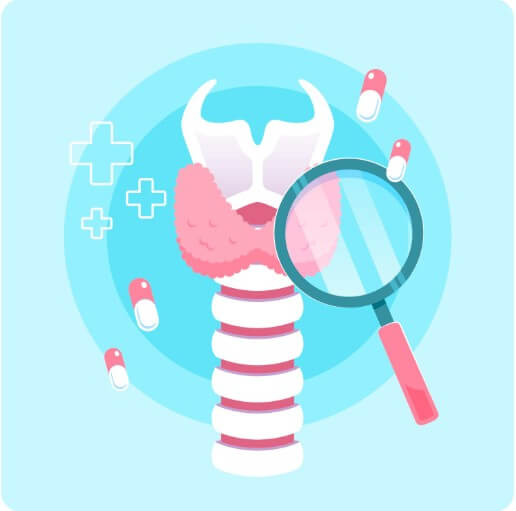 갑상선 기능 저하증 환자의 모습