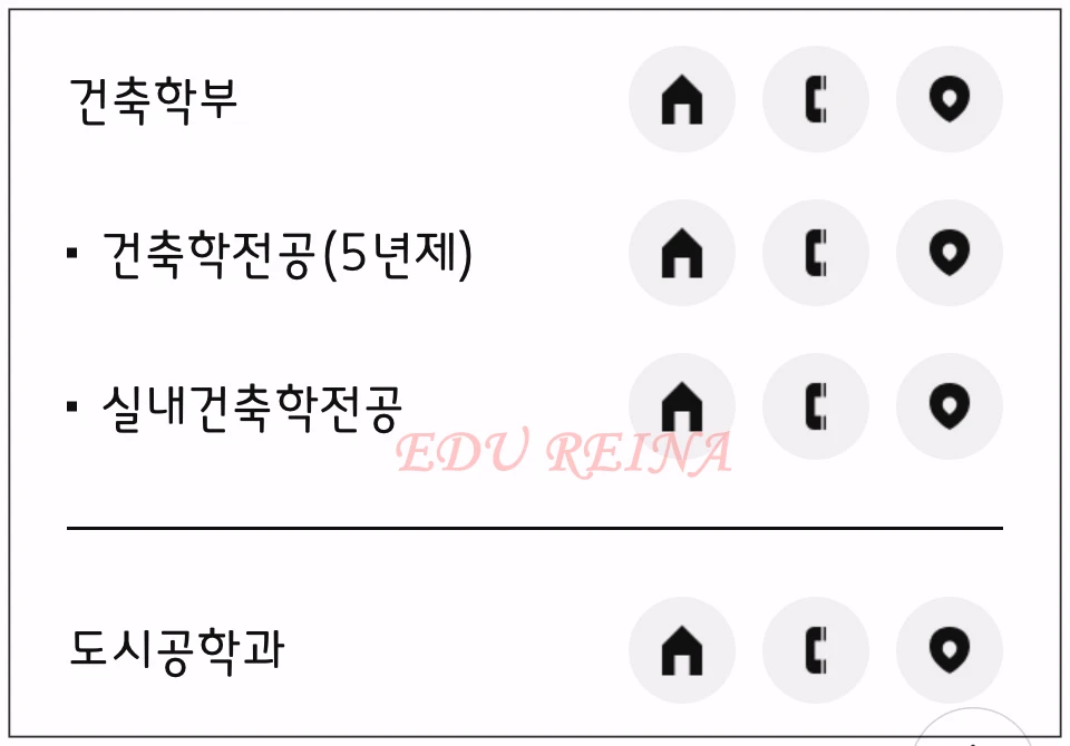 홍익대-건축도시대학-학과