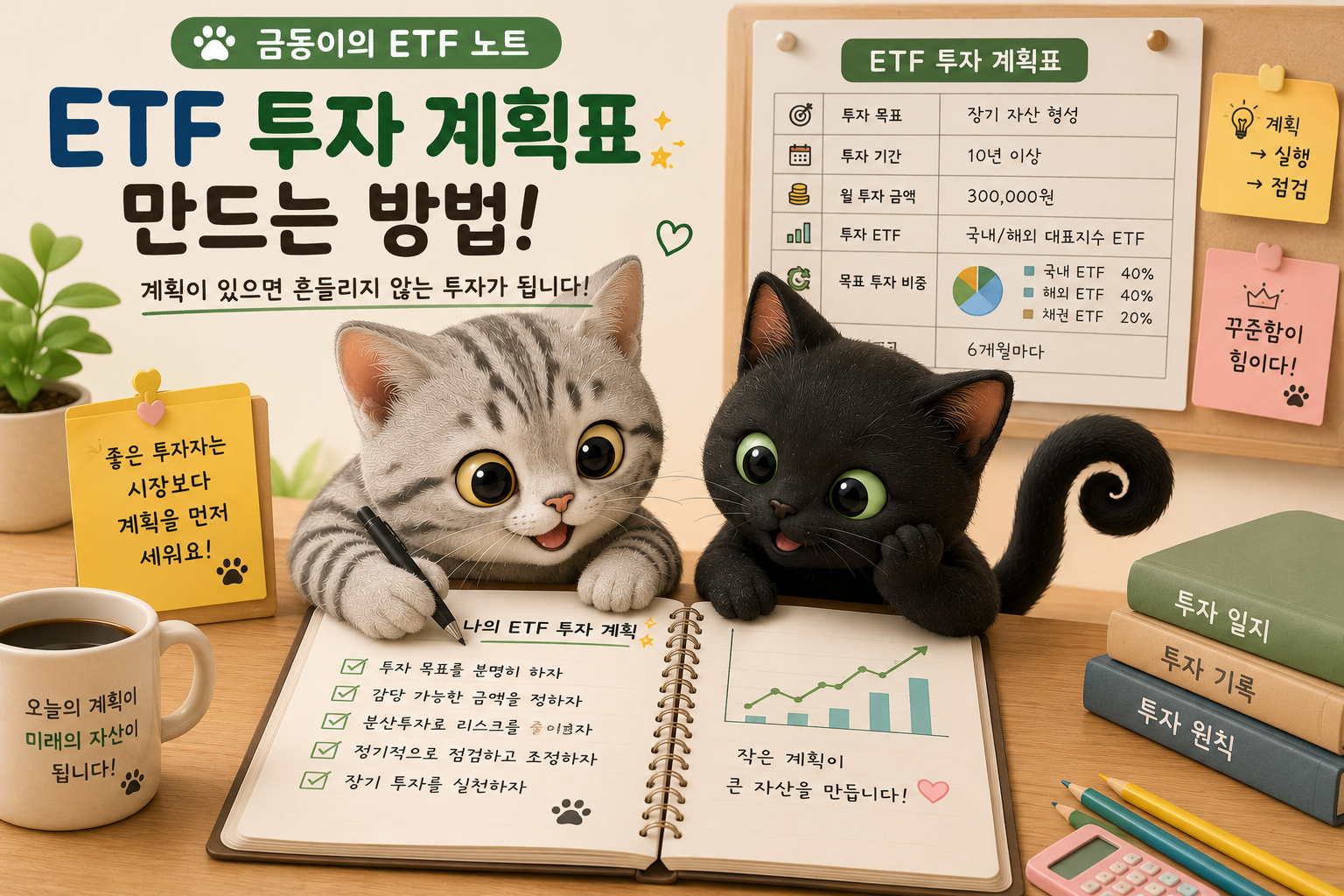 국내 주식ETF 투자 계획표 관련 내용