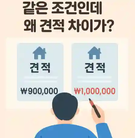 포장 이사, 같은 조건인데 왜 견적이 이렇게 다를까?