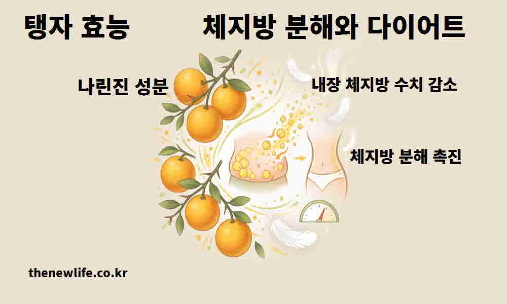 탱자 효능 체지방 분해 다이어트