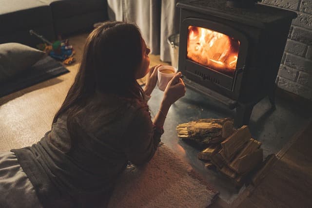 cozy winter home