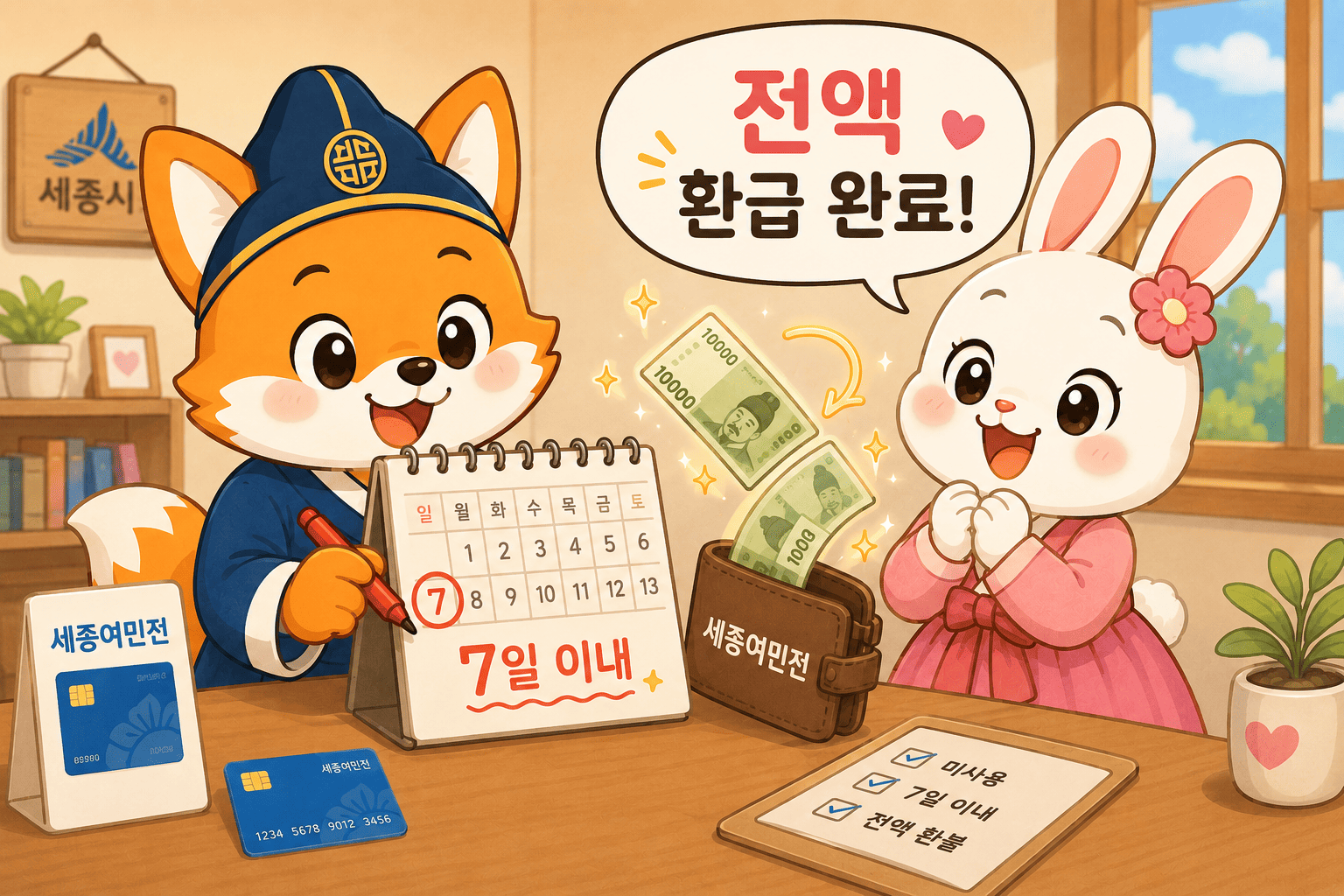 세종 여민전 캐시백