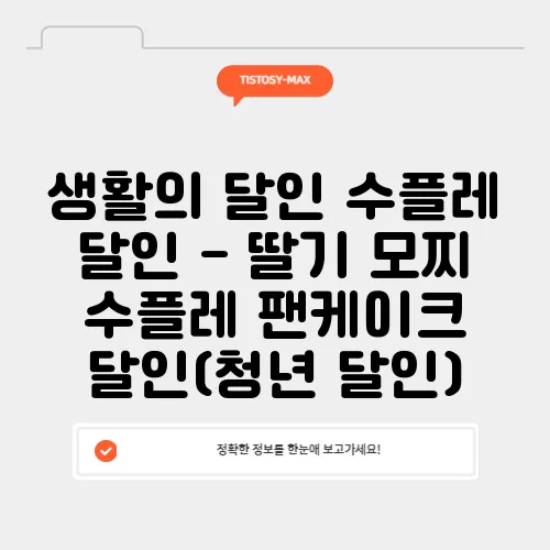 생활의 달인 수플레 달인 - 딸기 모찌 수플레 팬케이크 달인(청년 달인)