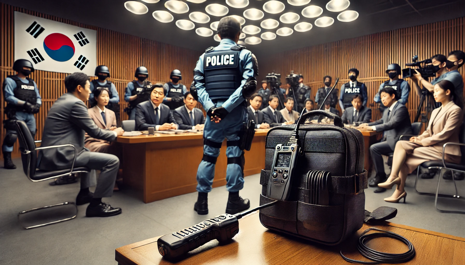 전기충격기까지 등장… 尹 선고일 기자 안전 ‘비상’