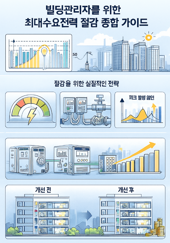 빌딩관리자를 위한 최대수요전력 절감 종합 가이드